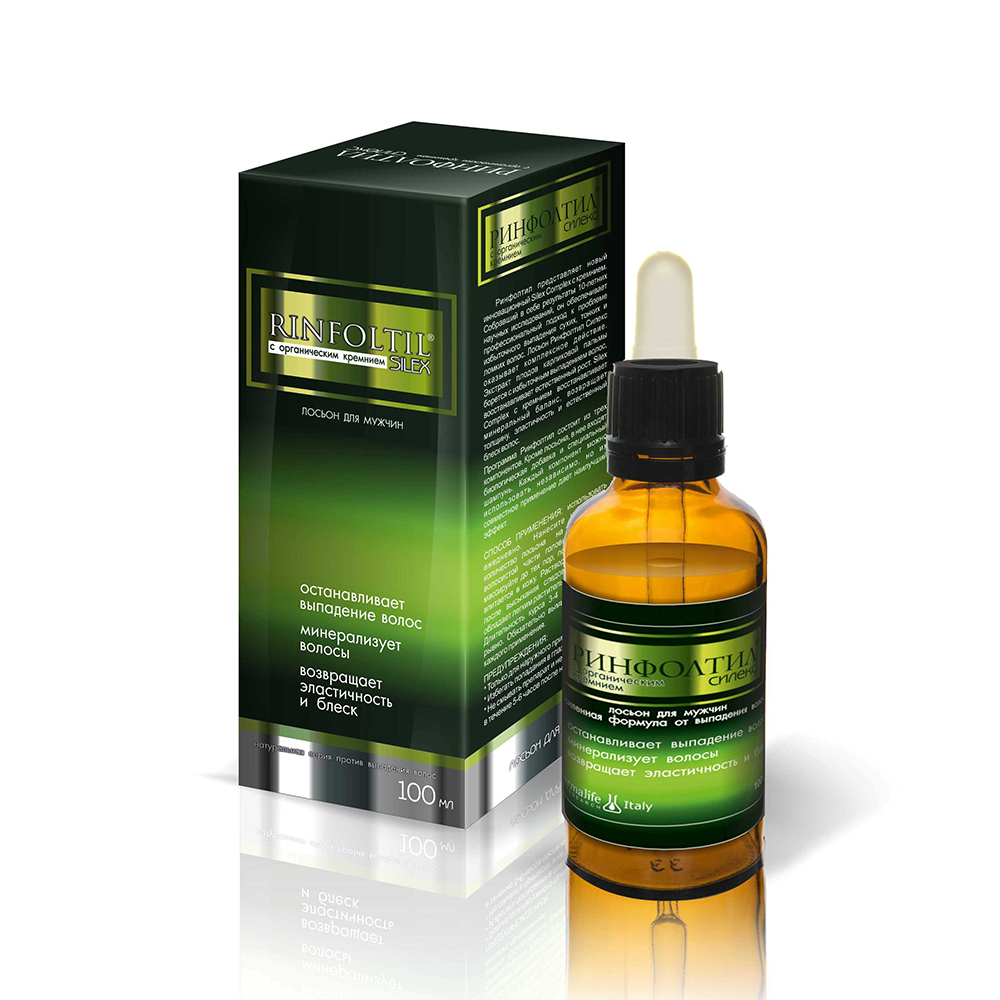 с кремнием Лосьон для мужчин от выпадения волос 100мл