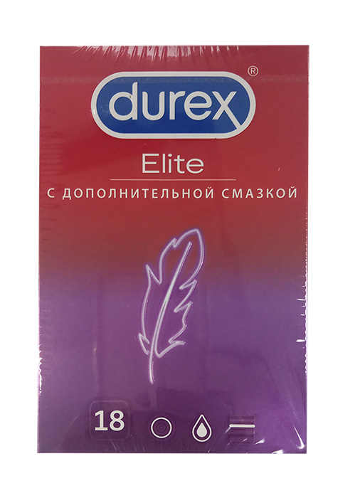 Durex [Дюрекс] Презервативы Elite сверхтонкие с дополнительной смазкой 18 шт.