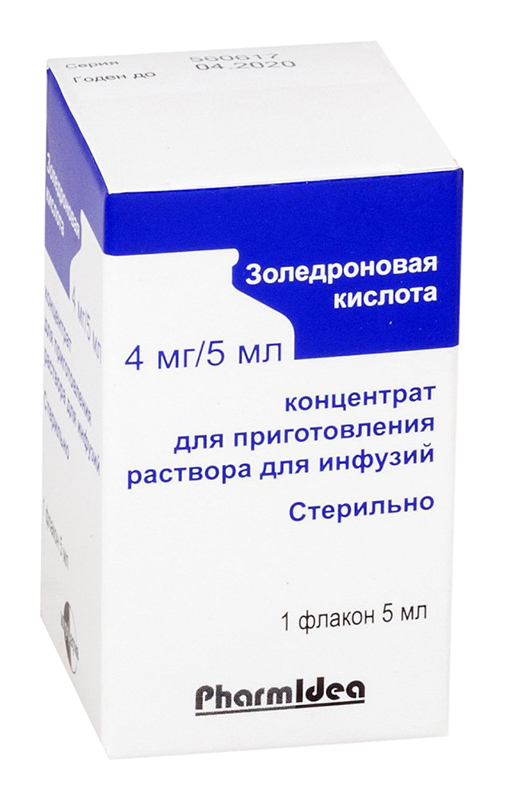 концентрат для приготовления раствора для инфузий 4 мг флакон 5 мл