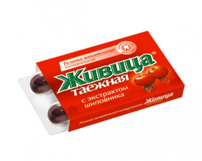 Живица Таежная Резинка жевательная Шиповник 5 г 5 шт.