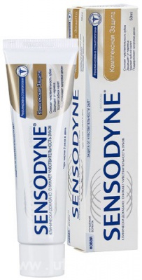 Купить Sensodyne Зубная паста Комплексная защита 50 мл, GlaxoSmithKline [ГлаксоСмитКляйн]
