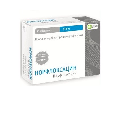 Норфлоксацин таблетки покрытые оболочкой 400 мг 10 шт.