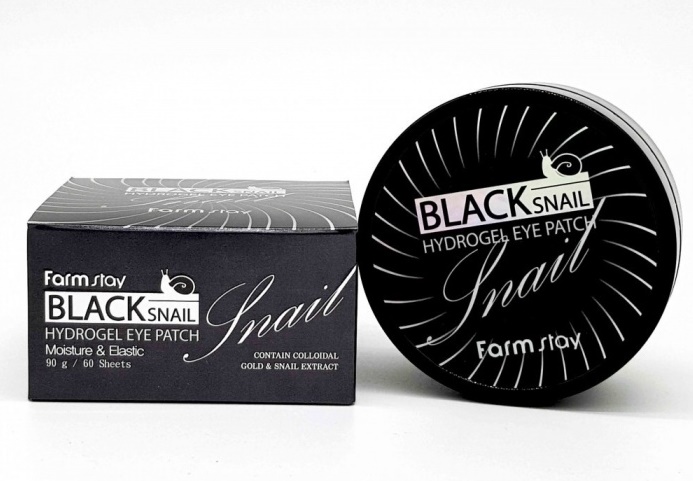 гидрогелевые для кожи вокруг глаз с муцином черной улитки black snail hydrogel eye patch 60 шт.
