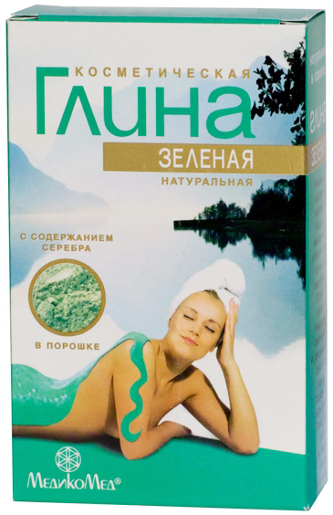 Глина Зеленая косметическая порошок 100 г
