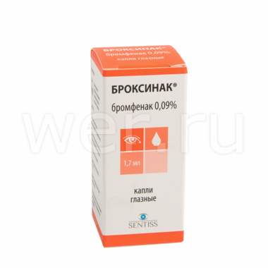 капли глазные 0,09% флакон-капельница 1,7 мл