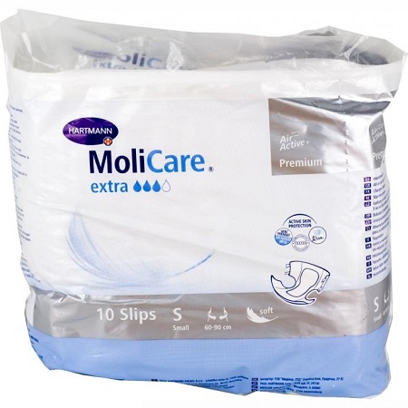 MoliCare Premium extra Soft Подгузники для взрослых M 10 шт.
