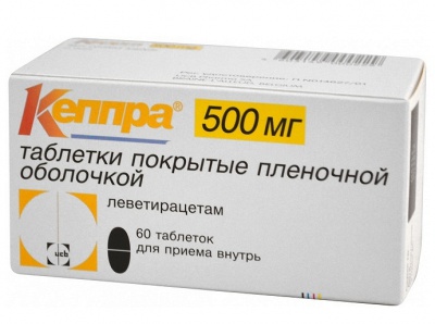 Кеппра таблетки покрытые пленочной оболочкой 500 мг 60 шт.
