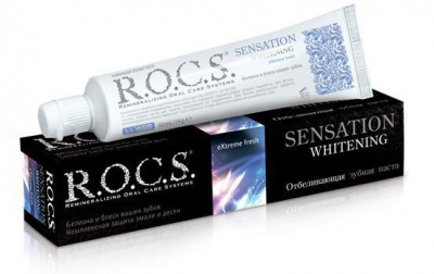Купить R.O.C.S. Зубная паста сенсационное отбеливание 74 г, DRC Group [Диарси Групп]