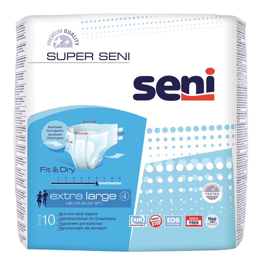 Seni Super Air Подгузники для взрослых XL 10 шт.