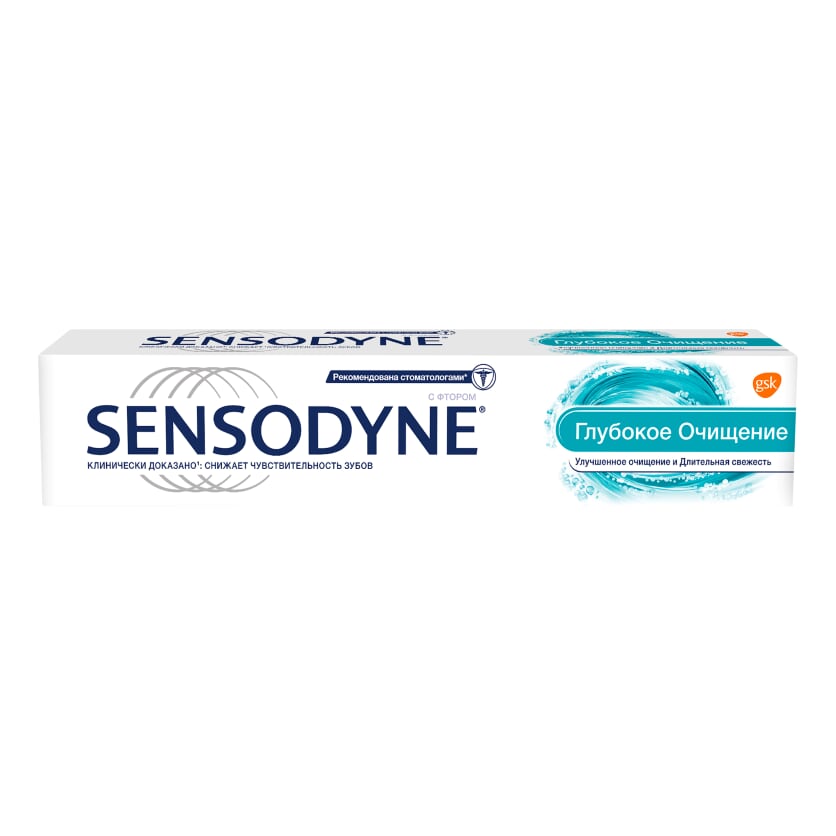 Купить Sensodyne Зубная паста Глубокое очищение 75 мл, de Miclen a.s. [Де мицлен а.с.]