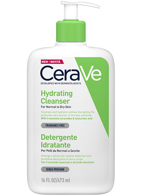 увлажняющий для нормальной и сухой кожи лица и тела 473 мл