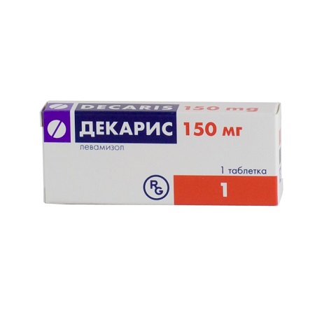 Декарис таблетка 150 мг 1 шт.