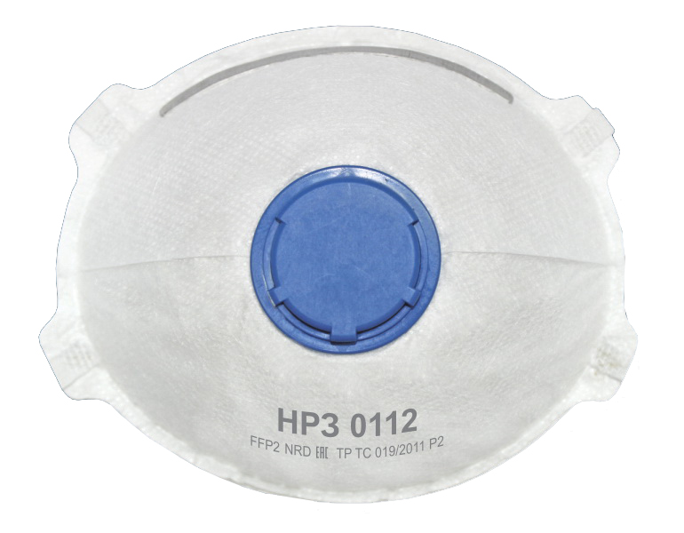 Респиратор для лица с клапаном нестирильный НРЗ 0112 ffp2 10 шт.
