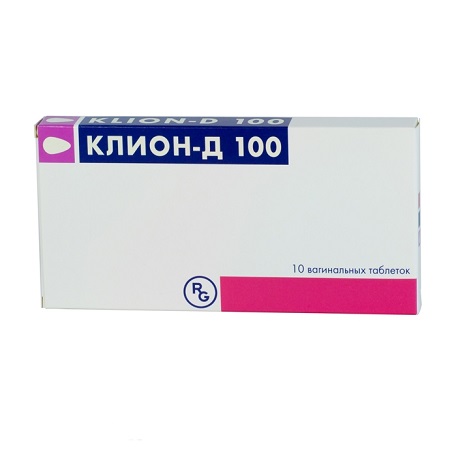 Клион-Д таблетки вагинальные 100 мг 10 шт.