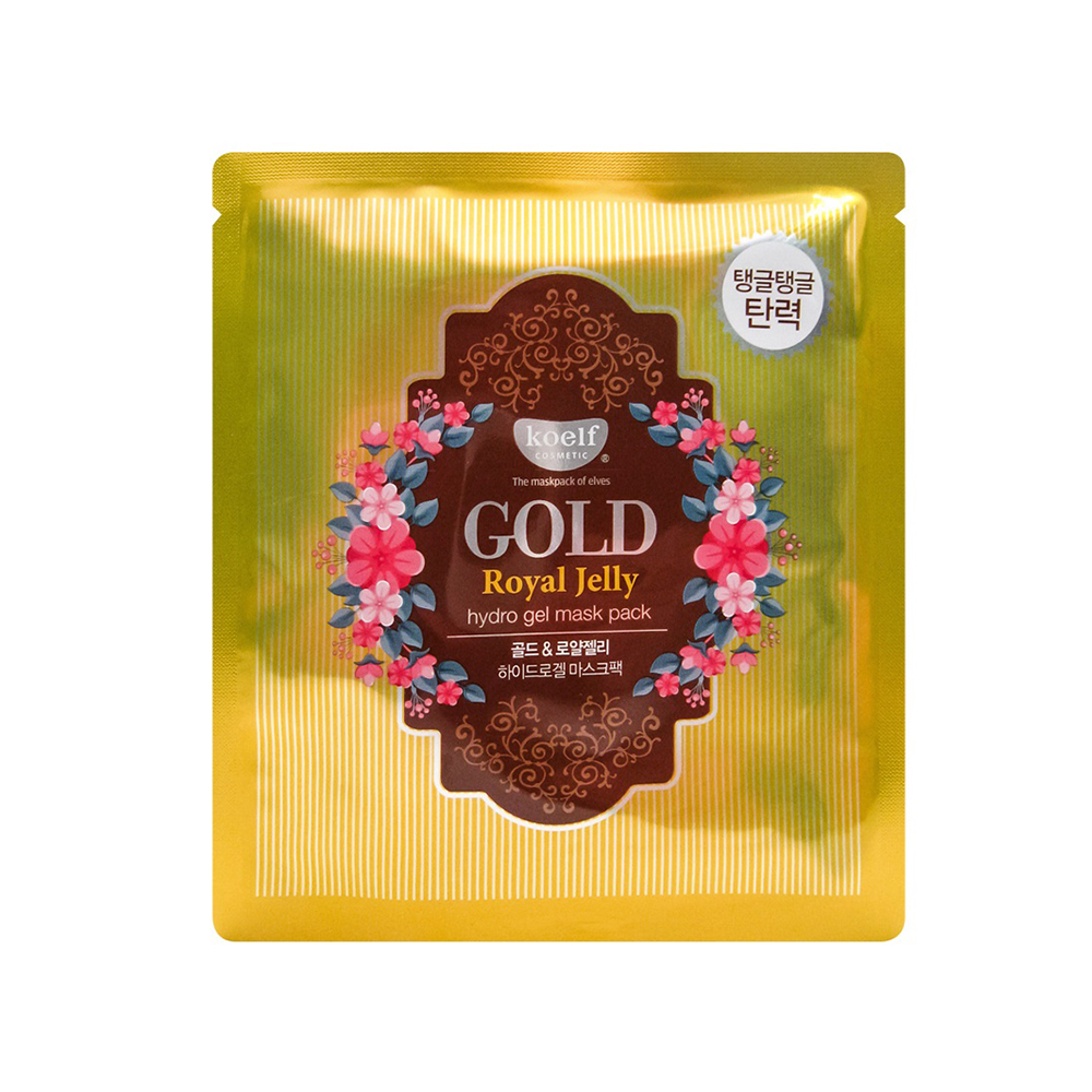 KOELF Маска гидрогелевая для лица Золото и пчелиное маточное молочко Gold  Royal Jelly 30 г
