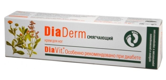 Купить DiaDerm Крем для ног Смягчающий 75 мл, АвантаТрейдинг ООО