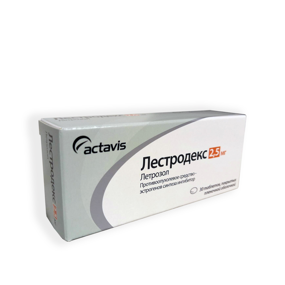 Лестродекс таблетки покрытые поленочной оболчокой 2,5 мг 30 шт.