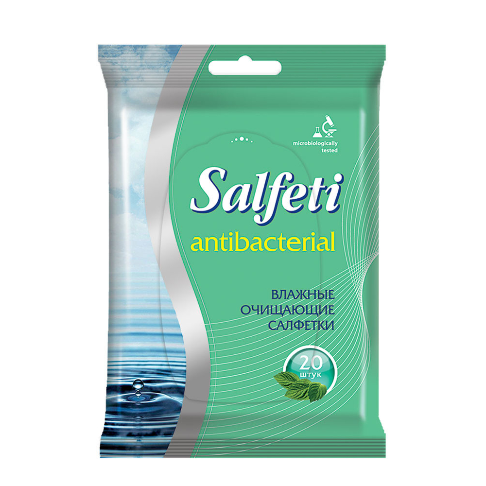 Salfeti Салфетки антибактериальные 20 шт.