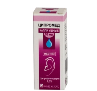 ушные капли 0,3% флакон-капельница 10 мл