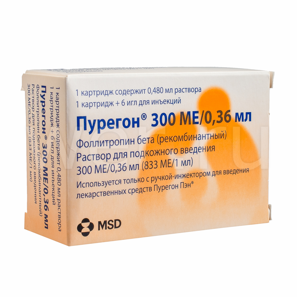раствор для подкожного введения 300 МЕ/0,36 мл картридж 1 шт.
