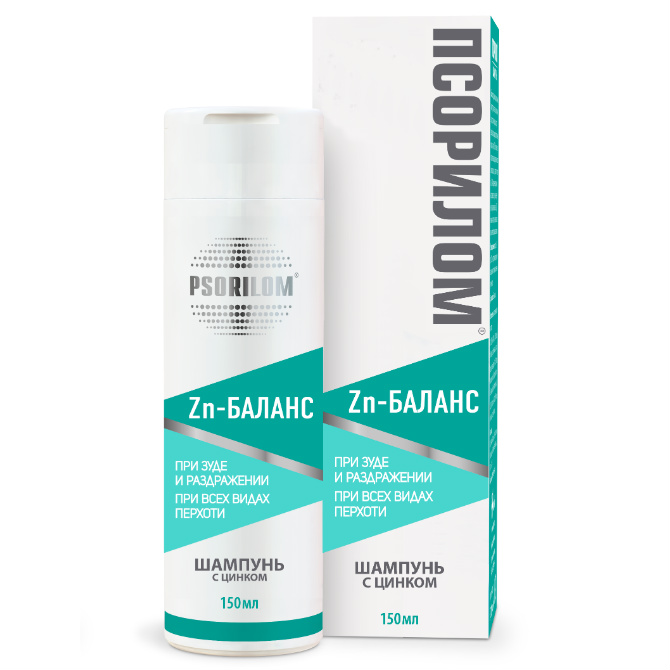 шампунь zn-Баланс с цинком при всех видах перхоти 150 мл