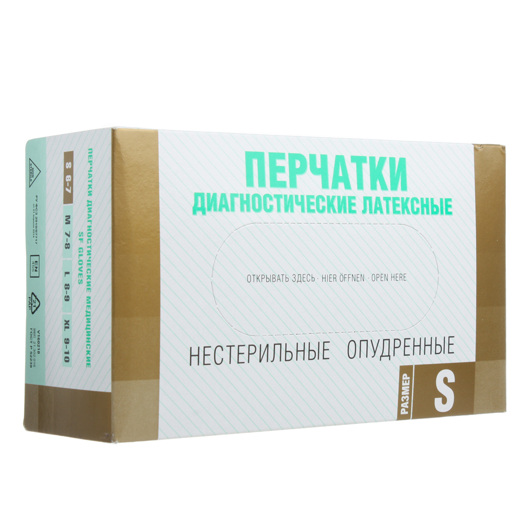 нестерильные опудренные диагностические р.s 100 шт. (50 пар)