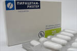 Пирацетам-Рихтер таблетки покрытые пленочной оболочкой 400 мг 20 шт.