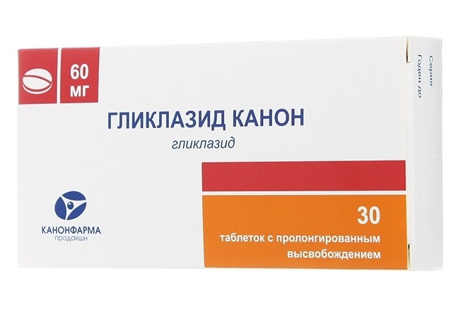 Гликлазид Канон таблетки с пролонгированным высвобождением 60 мг 30 шт.