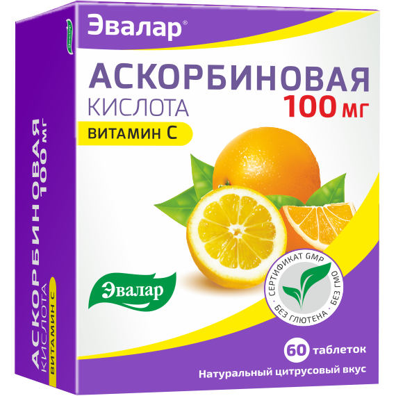 таблетки 100 мг 60 шт. Эвалар (БАД)