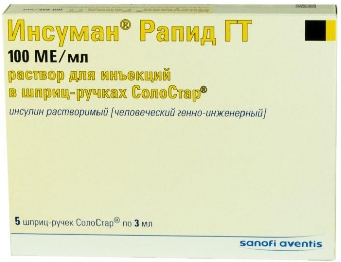 раствор для инъекций 100 МЕ/мл шприц-ручка СолоСтар 3 мл 5 шт.