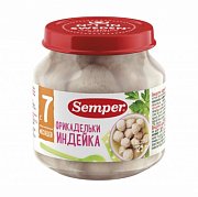Semper Пюре Фрикадельки из индейки с 7 мес. 125 г Semper Пюре Фрикадельки из индейки с 7 мес. 125 г