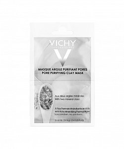 Vichy Mineral Masks Маска очищающая поры c глиной 6 мл 2 шт.