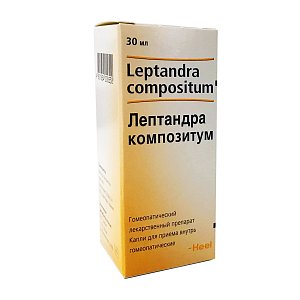 Лептандра композитум капли для приема внутрь гомеопатические 30 мл