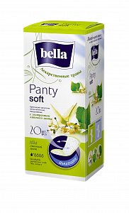 Bella Прокладки ежедневные Panty Soft Tilia с экстрактом липового цвета 20  шт.