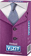 Vizit Презервативы Ribbed ребристые 12 шт.