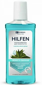 БиСи Pharma ополаскиватель для рта Свежесть дыхания с маслом чайного дерева 250мл Hilfen