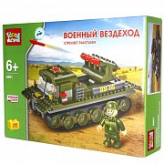 Город Мастеров ВВ-8891-R Конструктор Военный Вездеход 250 Деталей