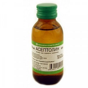 Асептолин раствор для наружного применения спиртовой 90% флакон 100 мл