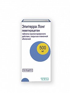 Эпитерра Лонг таблетки пролонгированного действия покрытые пленочной оболочкой 500 мг 60 шт.