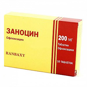 Заноцин таблетки 200 мг 10 шт.