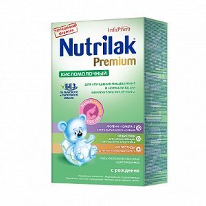 Nutrilak Premium Молочная смесь Кисломолочная с рождения 350 г