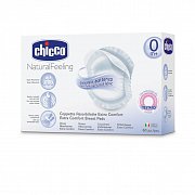 Chicco Natural Feeling Прокладки для груди антибактериальные 60 шт.