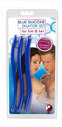 Интим 5221390000 Набор стимуляторорв для двоих Blue Silicone Dilator