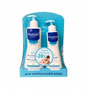 Mustela Bebe Набор Купание и увлажнение Гель для купания 500 мл + Молочко для тела 300 мл