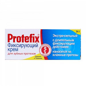 Protefix Крем фиксирующий экстра-сильный для зубных протезов 24 г