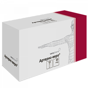 Артерис-Веро лиофилизат для приготовления раствора для инфузий 60 мкг флаконы 10 шт.