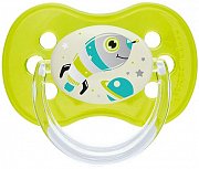 Canpol Пустышка круглая силиконовая Space mission 18+м в ассортименте