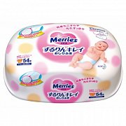 Merries Салфетки влажные для детей 54 шт. в контейнере