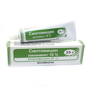 Синтомицин линимент 10% туба 25 г Муромский ПЗ