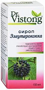 Dr. Vistong Сироп Элеутерококк 150 мл Dr. Vistong Сироп Элеутерококк 150 мл